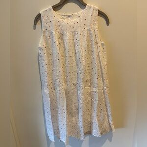 Mini Mignon Paris Dotted Sleeveless Shift Dress size 14 (girls)